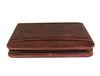 Vittoria Leather Organizer - Walnut Brown - Aaron Leather Goods