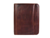 Vittoria Leather Organizer - Walnut Brown - Aaron Leather Goods