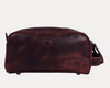Premium Leather Toiletry Bag – Durable & Stylish DOPP Kit - Aaron Leather Goods