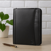 Austin Leather Organizer - Raven Black - Aaron Leather Goods