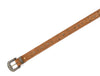 Zynkora Leather Suede Belt - Brown - Aaron Leather Goods