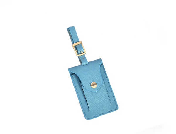Leather Luggage Tag - Aaron Leather Goods