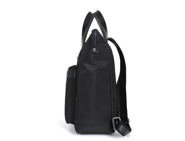 UrbanEdge Leather Tatron Backpack – Black - Aaron Leather Goods