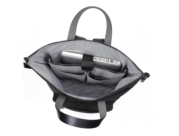 UrbanEdge Leather Tatron Backpack – Black - Aaron Leather Goods