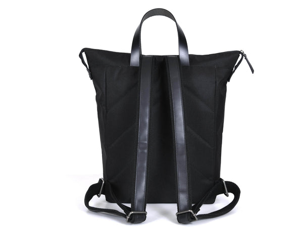 UrbanEdge Leather Tatron Backpack – Black - Aaron Leather Goods