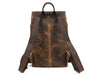 Premium Full-Grain Leather Laptop Backpack by Aaron Leather Goods - Aaron Leather Goods