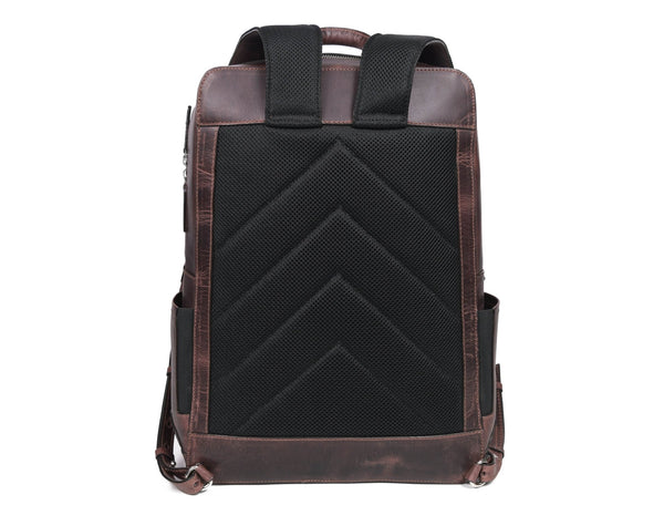 Aaron Leather Goods – Premium Leather and Suede Backpack - Aaron Leather Goods