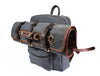 Aaron Leather Goods Canvas & Leather Knife Roll + Travel Backpack Combo - Aaron Leather Goods