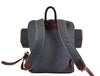 Aaron Leather Goods Canvas & Leather Knife Roll + Travel Backpack Combo - Aaron Leather Goods
