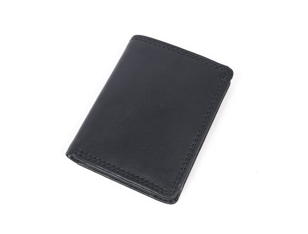 Toledo Leather Tri - fold Mens Wallet - Caramel - Aaron Leather Goods