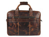 Classic Leather Laptop Briefcase by Aaron Leather Goods - Aaron Leather Goods