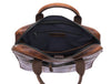 Quilted Leather Portfolio & Toiletry Bag Combo - Aaron Leather Goods