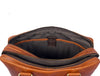 Aaron Leather Goods Full - Grain Leather Office Bag – Sleek Black Laptop Briefcase for Men - Aaron Leather Goods