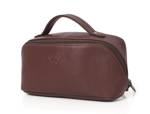 Premium Leather Dopp Kit for Men Travel Bag - Aaron Leather Goods