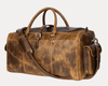 Acoma Leather Travel Bag - Caramel (TB - 20 ) - Aaron Leather Goods