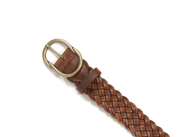 Leather Webbing Belt - WBLT - 590 - Aaron Leather Goods