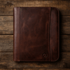 Vittoria Leather Organizer - Walnut Brown - Aaron Leather Goods