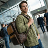 Aaron Leather Goods – Premium Leather and Suede Backpack - Aaron Leather Goods Inc