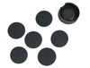 Ronda Leather Coaster - Raven Black - Aaron Leather Goods