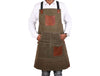 Turin Waxed Canvas Apron - Pickle Green - Aaron Leather Goods