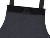 Serena Suede Apron - Raven Black - Aaron Leather Goods