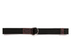 Paso Canvas Belt with D - ring - Black - Aaron Leather Goods