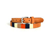Tucson Leather Belt - Caramel - Aaron Leather Goods