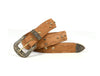 Nome Leather Belt - Dark Brown - Aaron Leather Goods