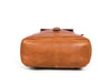 Sagunto Leather Backpack - Caramel Brown - Aaron Leather Goods