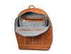 Sagunto Leather Backpack - Caramel Brown - Aaron Leather Goods