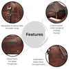 Leather Travel Duffel Bag: Versatile Father's Day Gift - Aaron Leather Goods - Aaron Leather Goods
