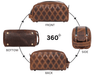 Ample Glide Quilted Leather Toiletry Bag - Aaron Leather Goods