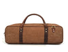 Malaga Canvas Knife Bag - Coffee - Aaron Leather Goods