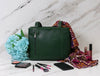 Toledo Leather Handbag - Pine Green - Aaron Leather Goods