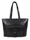 Brittany Travel Tote Bag – Raven Black - Aaron Leather Goods