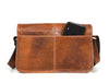 Ourense Leather Crossbody Bag - Gingerbread - Aaron Leather Goods
