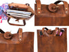Melilla Travel Tote Bag – Gingerbread - Aaron Leather Goods