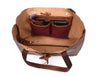 Melilla Travel Tote Bag – Gingerbread - Aaron Leather Goods