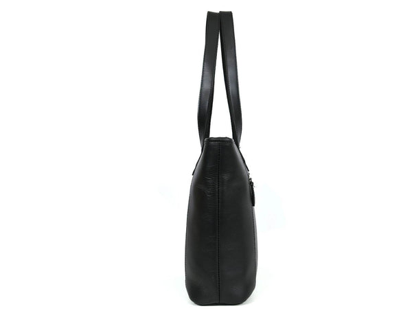 Mieres Travel Tote Bag Combo – Raven Black - Aaron Leather Goods
