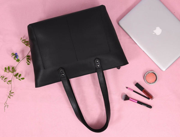 Canaria Travel Tote Bag – Raven Black - Aaron Leather Goods