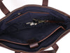 Canaria Travel Tote Bag – Walnut Brown - Aaron Leather Goods