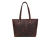 Canaria Travel Tote Bag – Walnut Brown - Aaron Leather Goods