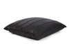 Baltimore Leather Pillow Cover - Raven Black - Aaron Leather Goods