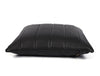 Baltimore Leather Pillow Cover - Raven Black - Aaron Leather Goods