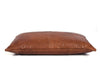 Arizona Leather Pillow Cover - Brown - Aaron Leather Goods