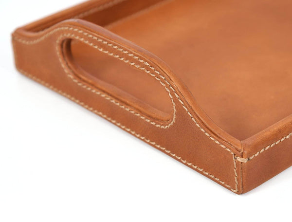 Ombra Leather Serving Tray - Multicolor - Aaron Leather Goods