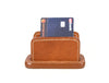 Giunone Leather Desk Card Holder - Caramel Brown - Aaron Leather Goods