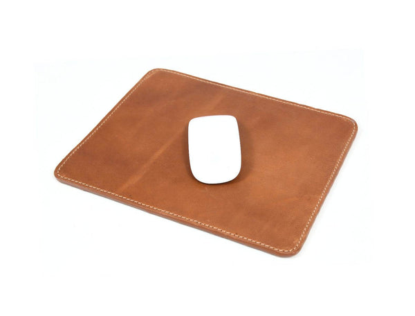 Leather Sunglasses case & Mouse Pad Combo - Aaron Leather Goods
