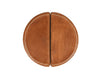 Glam Leather Bookend – Caramel Brown - Aaron Leather Goods
