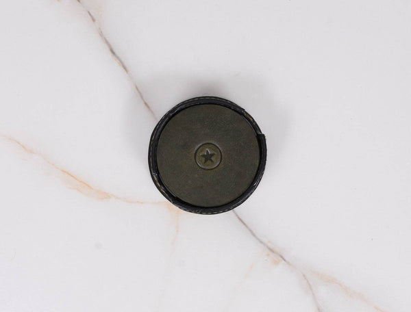 Cannes Leather Coaster - Green - Aaron Leather Goods